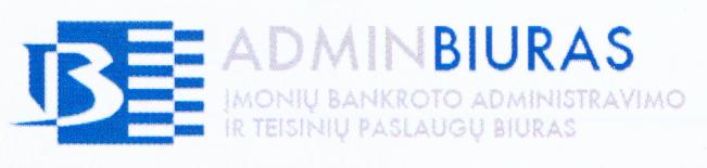 Prekės ženklas: B ADMINBIURAS ĮMONIŲ BANKROTO ADMINISTRAVIMO IR TEISINIŲ PASLAUGŲ BIURAS